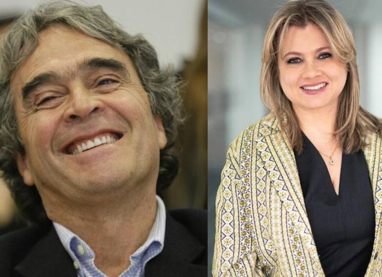 Sergio Fajardo, candidato a la presidencia, y Edna Bonilla, exsecretaria de Educación. Foto: Colprensa/Redes Sociales. 