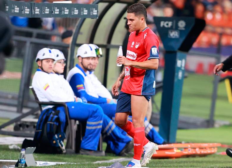 El futbolista antioqueño Juan Fernando Quintero ha disputado cinco partidos con el DIM. Marcó un gol contra Bucaramanga. Foto: Manuel Saldarriaga