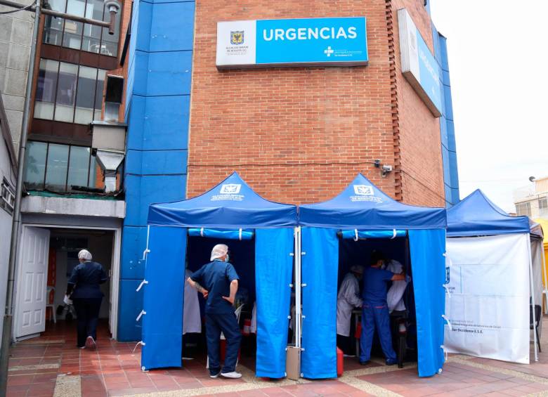 El niño fue llevado al Hospital de Kennedy, en el suroccidente de Bogotá. FOTO: Colprensa