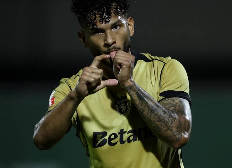 Luis Suárez es el mayor goleador colombiano en 2026. FOTO: Tomada de redes sociales de Sporting de Portugal