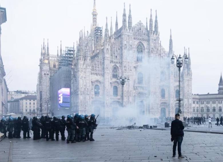 El Gobierno italiano prepara medidas contra la violencia en Milán tras saqueos y disturbios. Foto: Europa Press
