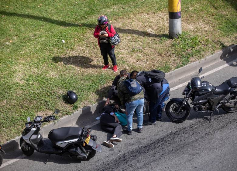 Antioquia es uno de los departamentos con peores cifras de lesiones y muertes de motociclistas. FOTO edwin bustamante