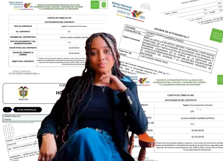 La Contraloría señaló que, aunque los contratos con Guerrero fueron legales y están documentados, no hay evidencias objetivas que prueben que las actividades pactadas se ejecutaron. FOTO: COLPRENSA/REDES SOCIALES