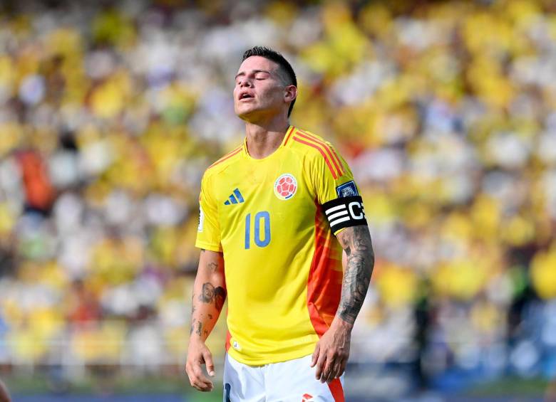 James Rodríguez salió al paso sobre los rumores que ubican a Jhon Jáder Durán en una pelea con el técnico Néstor Lorenzo. Foto: Getty Images