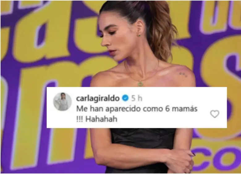 La respuesta de Carla Giraldo en redes sociales. FOTO: Tomada de Instagram @carlagiraldo
