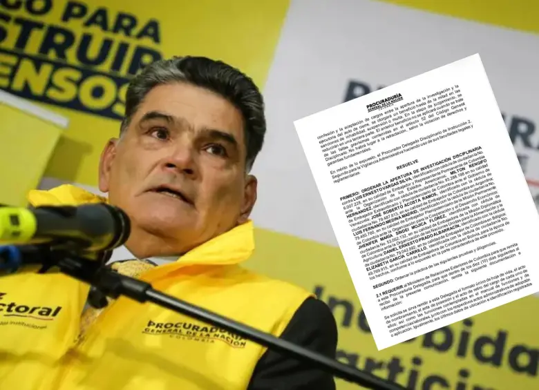 Gregorio Eljach Pacheco, actual Procurador General de la Nación en Colombia. Foto: Colprensa / Procuraduría
