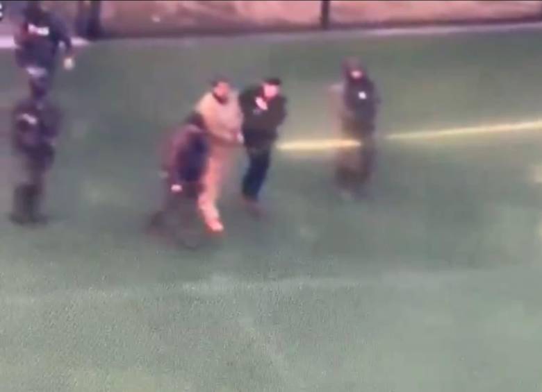 Nicolás Maduro trasladado al Tribunal. Foto: captura de video.