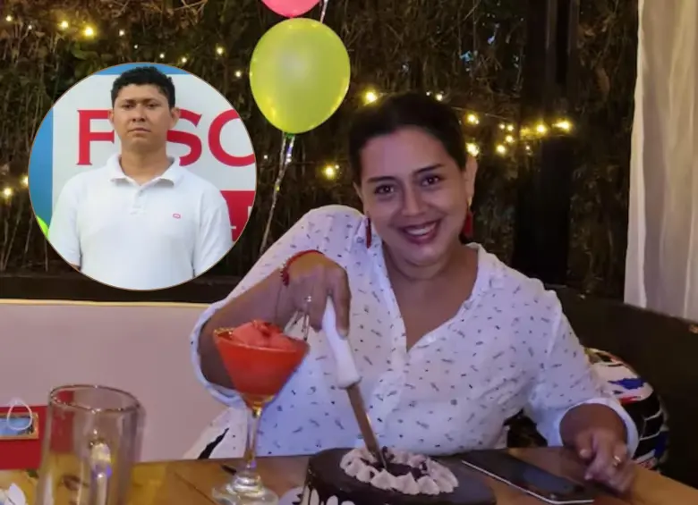 Diego Estrada, presunto responsable del feminicidio de la enfermera Diana Milena Carrero. Foto: redes sociales y Fiscalía