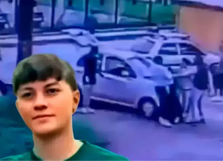 El homicidio de Juan Felipe Rincón ocurrido el 24 de noviembre de 2024 al sur de Bogotá. Foto: captura de video.