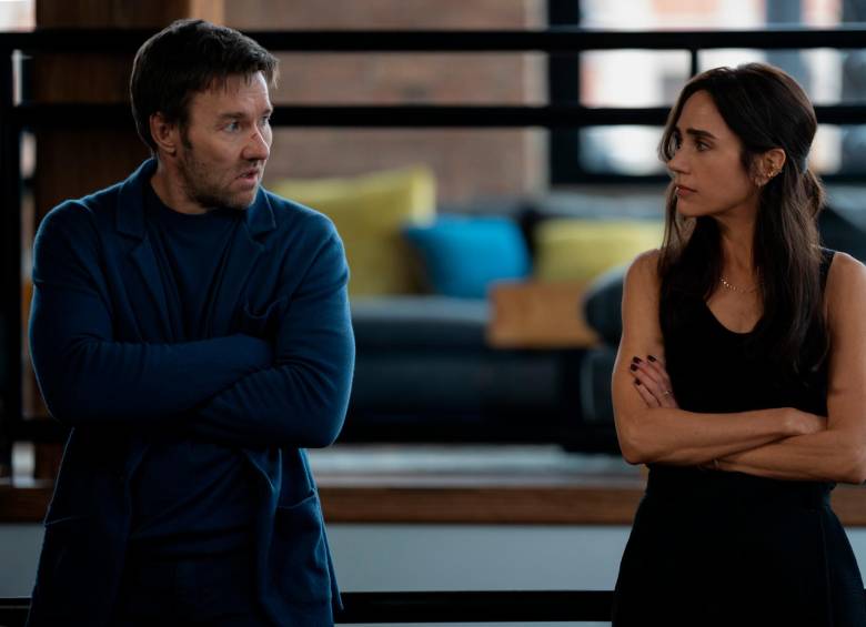 Joel Edgerton y Jennifer Connelly en Materia Oscura. FOTO Cortesía Apple TV