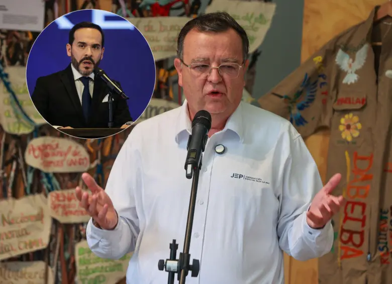 El magistrado Alejandro Ramelli manifestó estar presto a un diálogo constructivo con el presidente electo, Abelardo de la Espriella. Fotos: Manuel Saldarriaga y Colprensa