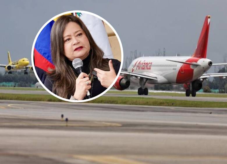 Tras los recientes incidentes en el espacio aéreo colombiano, la ministra María Fernanda Rojas pidió un informe técnico a la Aerocivil. FOTO: Colprensa y MinTransporte