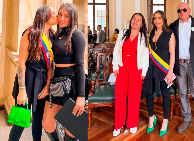 El evento en el que galardonaron a Epa Colombia ocurrió en el salón de la Constitución de el Congreso. FOTOS INSTAGRAM keratinaepacolombiaelcerrito 