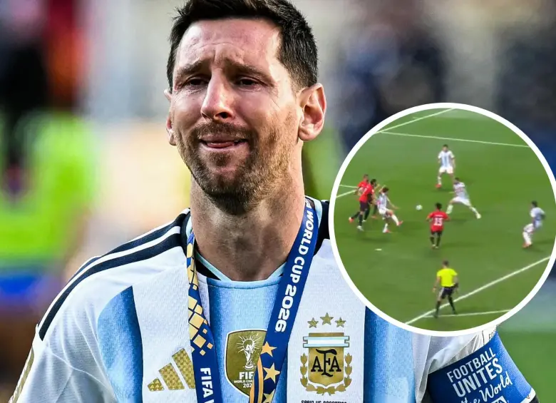 Lionel Messi puso punto final a su ciclo con la Selección Argentina a los 39 años, dejando como último recuerdo una definición memorable. FOTO: Getty y captura de video de redes sociales