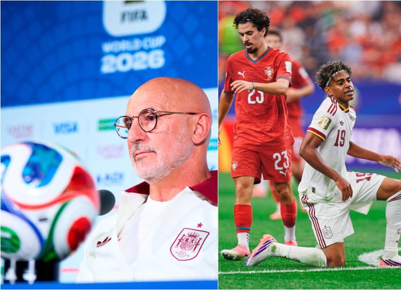 Luis De la Fuente y Lamine Yamal quieren llevar a España a su segunda semifinal mundialista. FOTO: X Sefutbol