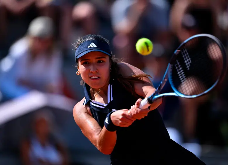 Camila Osorio jugó su segundo partido en tercera ronda de un Grand Slam. El primero fue en Wimbledon 2021. FOTO: GETTY