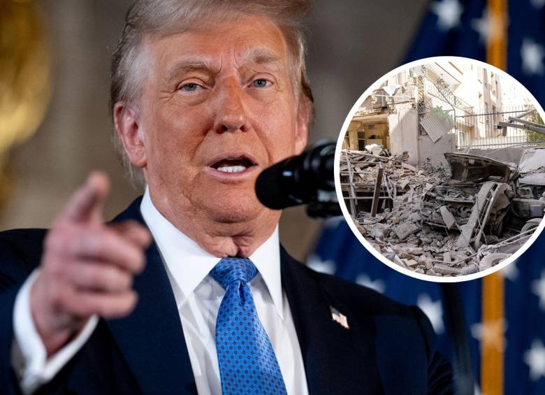 Con la victoria como único objetivo, el presidente estadounidense intensifica la ofensiva contra Irán y pone la mira en la isla de Jark, punto clave de las exportaciones de Irán. FOTO: Getty y AFP