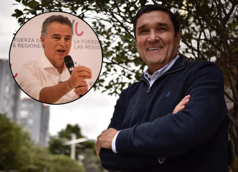 Juan Carlos Cárdenas junto a Aníbal Gaviria forman la coalición La Fuerza de las Regiones. El exgobernador del meta Juan Guillermo Zuluaga quien había renunciado previamente a su candidatura también hace parte de esta colectividad. Fotos: Colprensa
