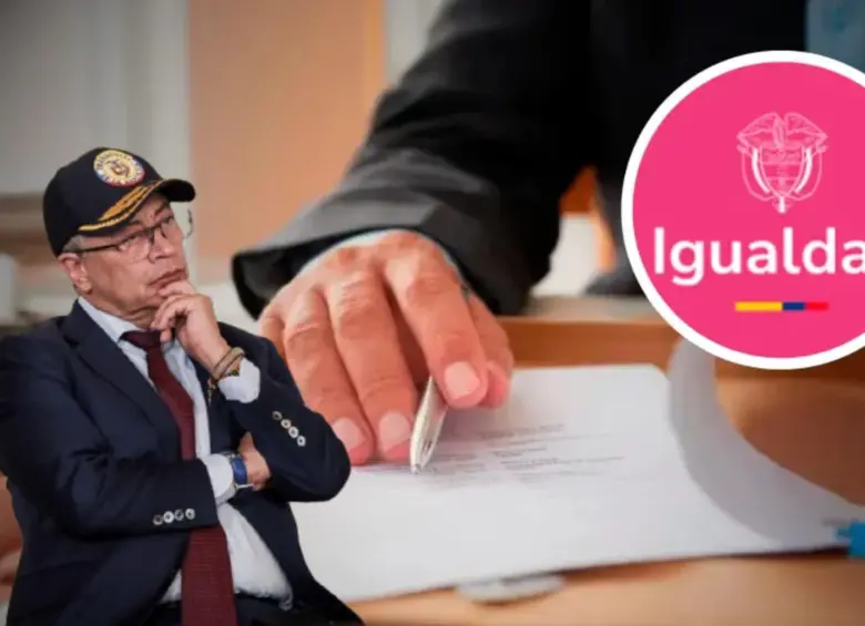 Presidente Gustavo Petro y su fracaso con el Ministerio de la Igualidad. Foto: Colprensa