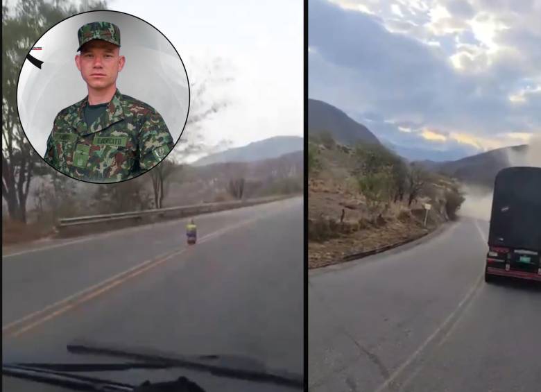El soldado profesional José Manuel López Villada fue asesinado en atentado en la vía Panamericana, entre Cauca y Nariño, cerca del sector de Puerto Remolino. Foto: captura de video y cortesía Ejército.