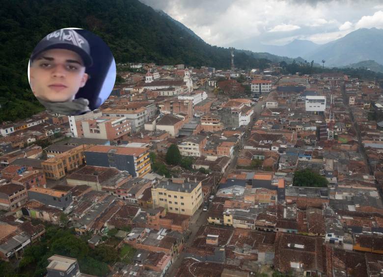 Alejandro David Cardona fue asesinado en Fredonia, Antioquia. FOTOS: EL COLOMBIANO y tomada de redes sociales