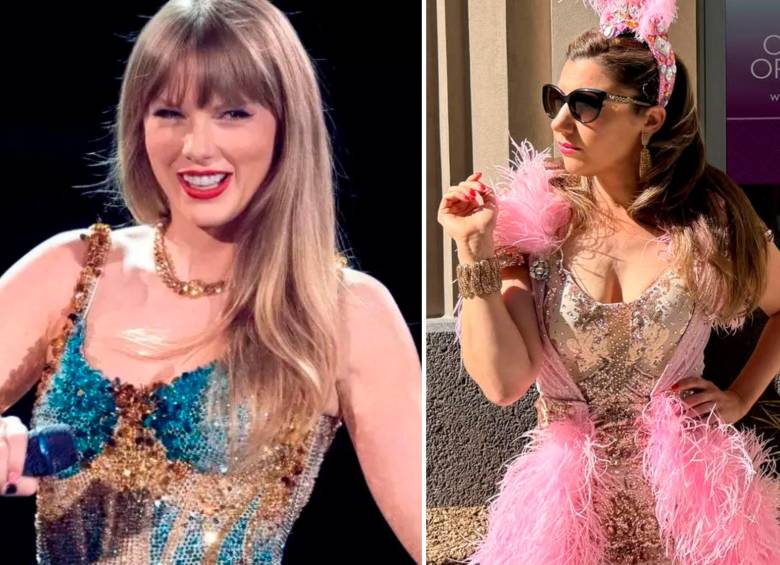 Taylor Swift (izquierda) fue demandada por Maren Wade al considerar que la cantante violó sus derechos de marca. FOTOS: AFP y tomada de redes sociales