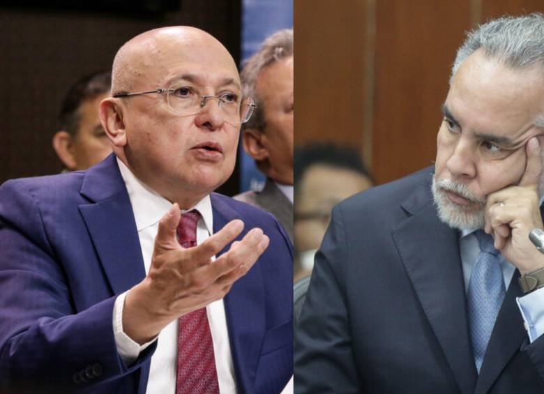 Eduardo Montealegre (ministro de Justicia) ya tenía una relación tensa con Armando Benedetti (ministro del Interior) desde años atrás, donde incluso lo ha tratado en una columna como una persona “acostumbrada a usar máscaras”. Fotos: Colprensa