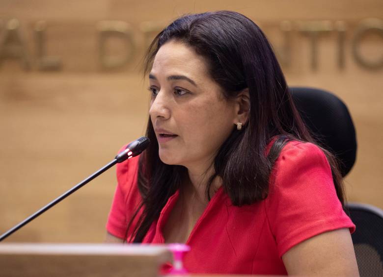 Contralora de Antioquia, Enedith del Carmen González Hernández, quien cumplirá su periodo este año. FOTO: El Colombiano