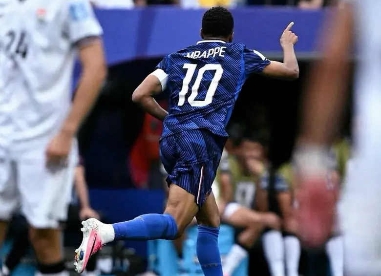 Kylian Mbappé en el Mundial 2026 con Francia. FOTO: Tomada de redes sociales @KMbappe