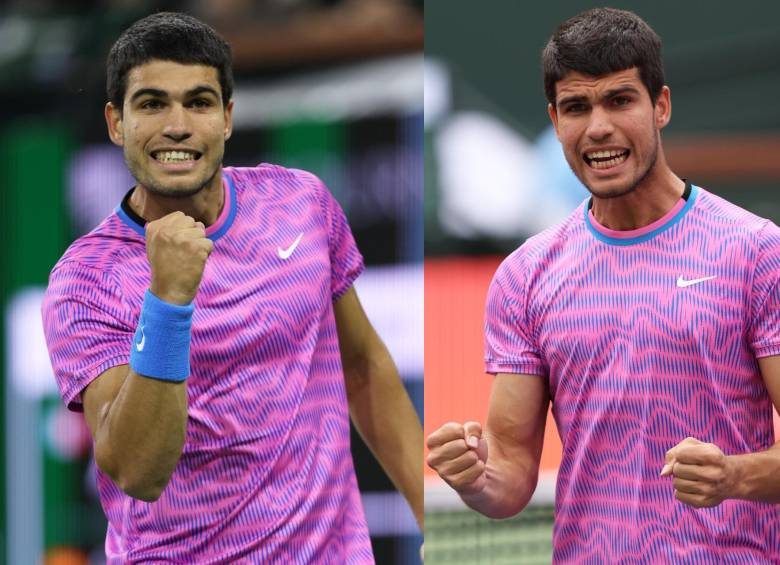 El joven tenista español es el actual campeón del Masters 1000 de Indian Wells. FOTO: Tomada de X (antes Twitter) @carlosalcaraz