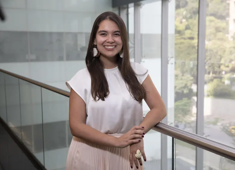 María José Bernal, directora ejecutiva de Fenalco Antioquia, destacó el buen momento del comercio paisa. FOTO EL COLOMBIANO
