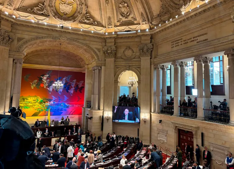 Este domingo arranca el último año de sesiones. Formalmente, es el presidente Gustavo Petro quien debe hacer la instalación de las sesiones. FOTO: EL COLOMBIANO