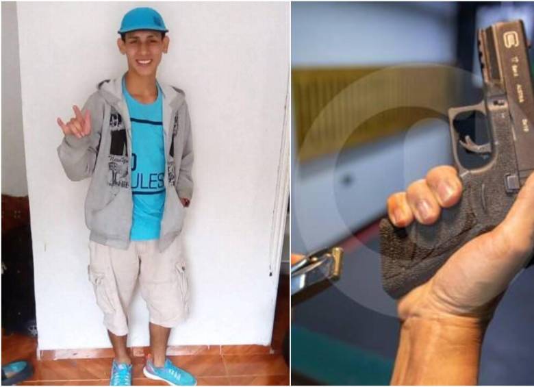 Anthony David Bautista Laiton, de 22 años, fue ultimado con arma de fuego. FOTO: REDES SOCIALES Y EL COLOMBIANO