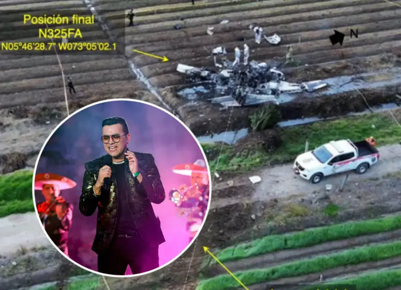 El informe despejó dudas sobre una posible falla mecánica en el siniestro donde murió Yeison Jiménez. Fotos: Colprensa y DIACC