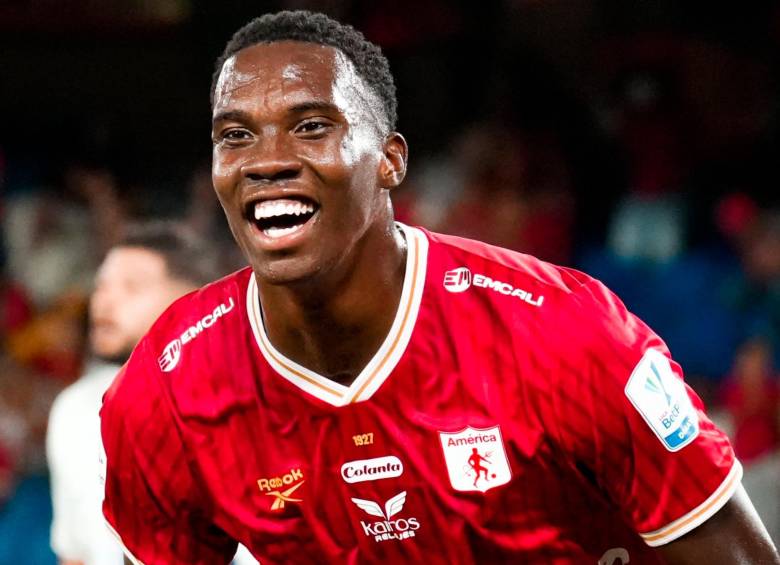Kevin Angulo, nuevo jugador del Brujas de Bélgica. FOTO: X AmericadeCali