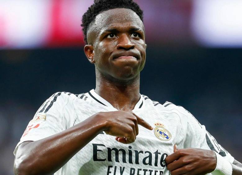 Vinícius Júnior, jugador del Real Madrid, quedó segundo en la votación por el premio del Balón de Oro que perdió contra el español Rodri. FOTO: REAL MADRID