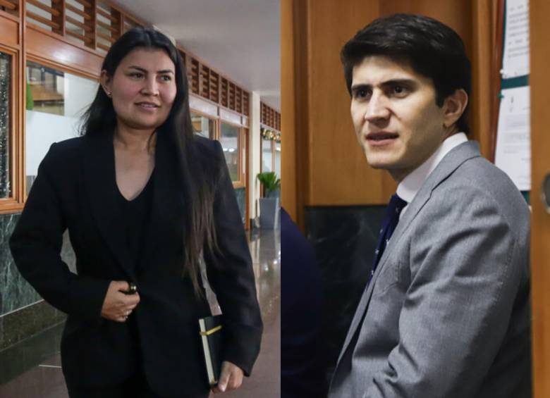 Karen Manrique y Wadith Manzur, investigados por corrupción. Foto: Colprensa