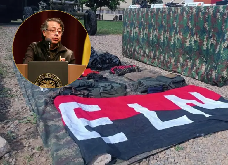 El presidente Gustavo Petro reiteró que el ELN ahora está al servicio del narcotráfico. Foto: Colprensa