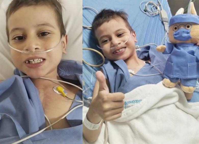 Lucas Murillo es un niño de 7 años, nacido en Cúcuta, que enfrenta una cardiopatía congénita y requiere atención especializada. Su caso se hizo conocido en Colombia después de que pidiera ayuda al presidente Abelardo de la Espriella. Foto: Cortesía Familia Murillo García
