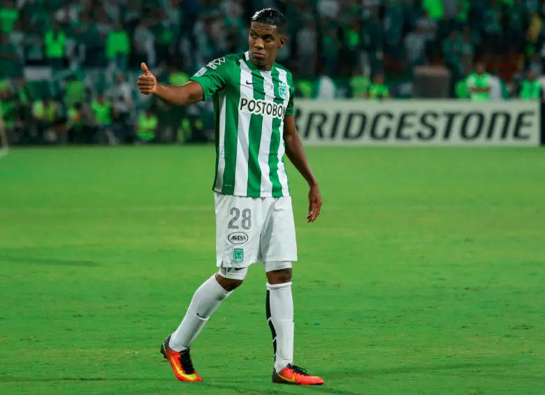 Orlando Berrío durante la Copa Libertadores 2016, cuando Nacional fue campeón. FOTO COLPRENSA