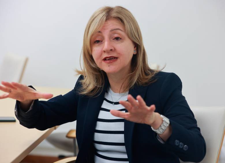 Martha Delgado, es la líder de Summa, el centro de servicios digital de Grupo Argos. FOTO Manuel Saldarriaga