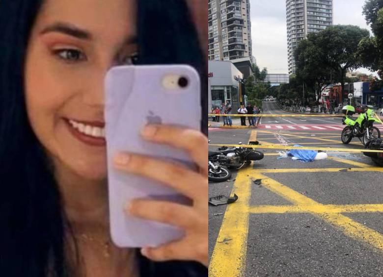 La joven se movilizaba en una moto que chocó de frente contra otra en las calles de Bucaramanga. FOTO: Redes sociales y Twitter @cebuenocad