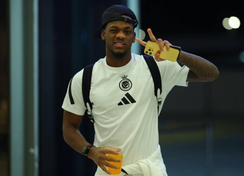 Durán antes de un viaje con el equipo árabe. FOTO: REDES SOCIALES @AlNassrFC