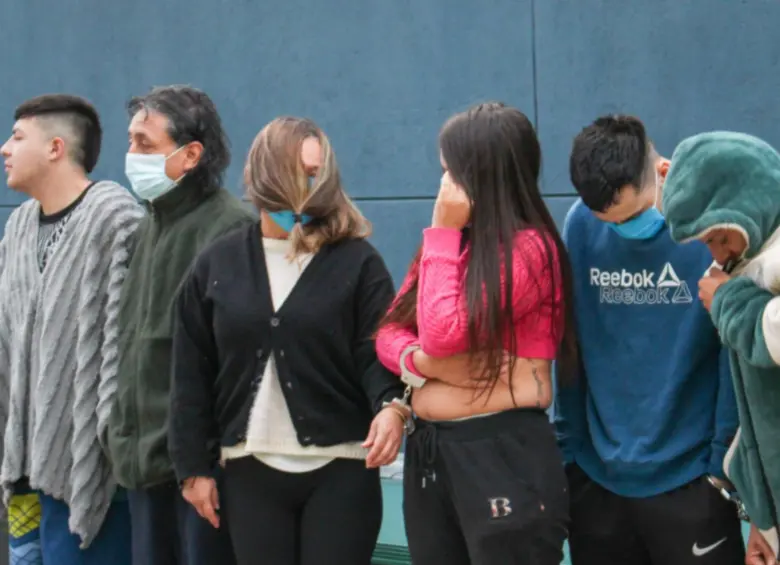 Un juez envió a la cárcel a los cabecillas de una organización criminal dedicada a la distribución de drogas sintéticas y cocaína en cinco localidades de la capital. FOTO: Policía Nacional / Colprensa