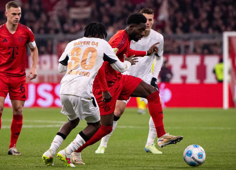 Partido entre Bayer Leverkusen y Bayern Múnich. FOTO: Tomada de redes sociales del Bayern Múnich