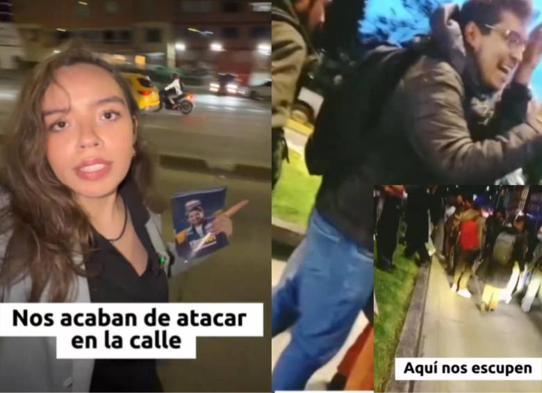 Jerome y Daniel Briceño se econtraban haciendo actividades de campaña FOTO: REDES SOCIALES.