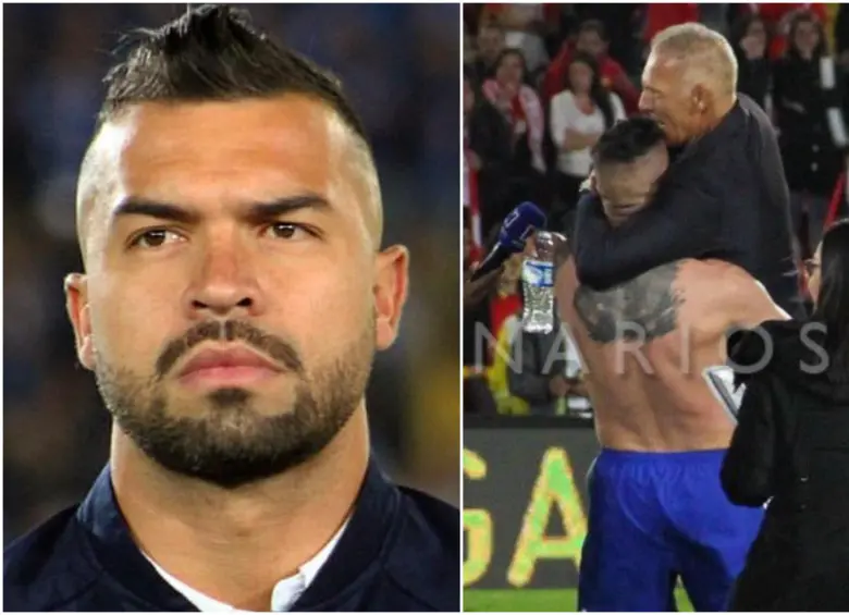 El exjugador antioqueño de 39 años, Andrés Cadavid, le dedicó unas sentidas palabras de despedida al entrenador Miguel Ángel Russo. FOTO: Tomada de redes sociales @andrescadavid5