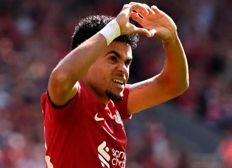 Luis Díaz dice que está feliz en Liverpool y que su deseo es continuar en el club inglés. FOTO X-LIVERPOOL