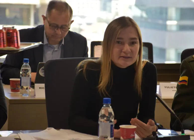 Daniela Gómez, ex viceministra de Defensa del Gobierno Petro. Foto: tomada de redes sociales.