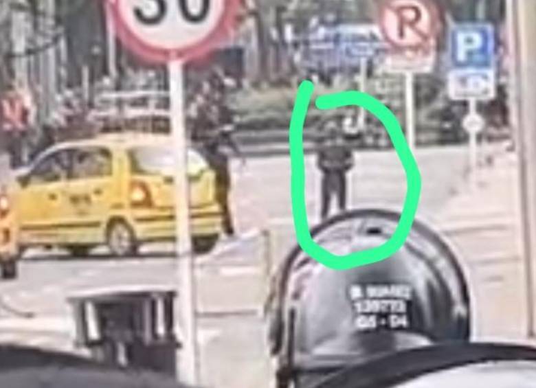 El capturado aseguró que le pagaron 300.000 por llevar los explosivos y unirse a las protestas. FOTO: POLICÍA METROPOLITANA DE BOGOTÁ